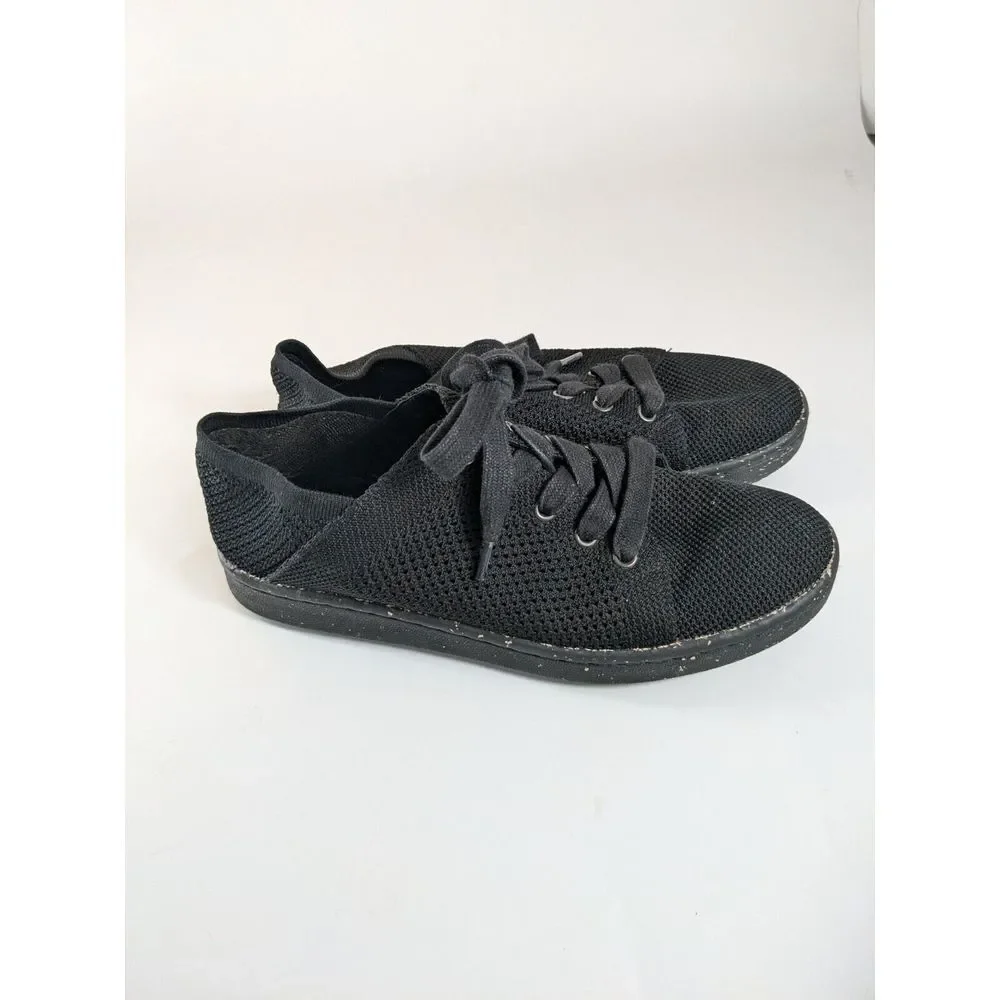 Eileen Fisher Women's Clifton 4 Size 9 Black Mesh Lace Up‎ Fashion Sneakers